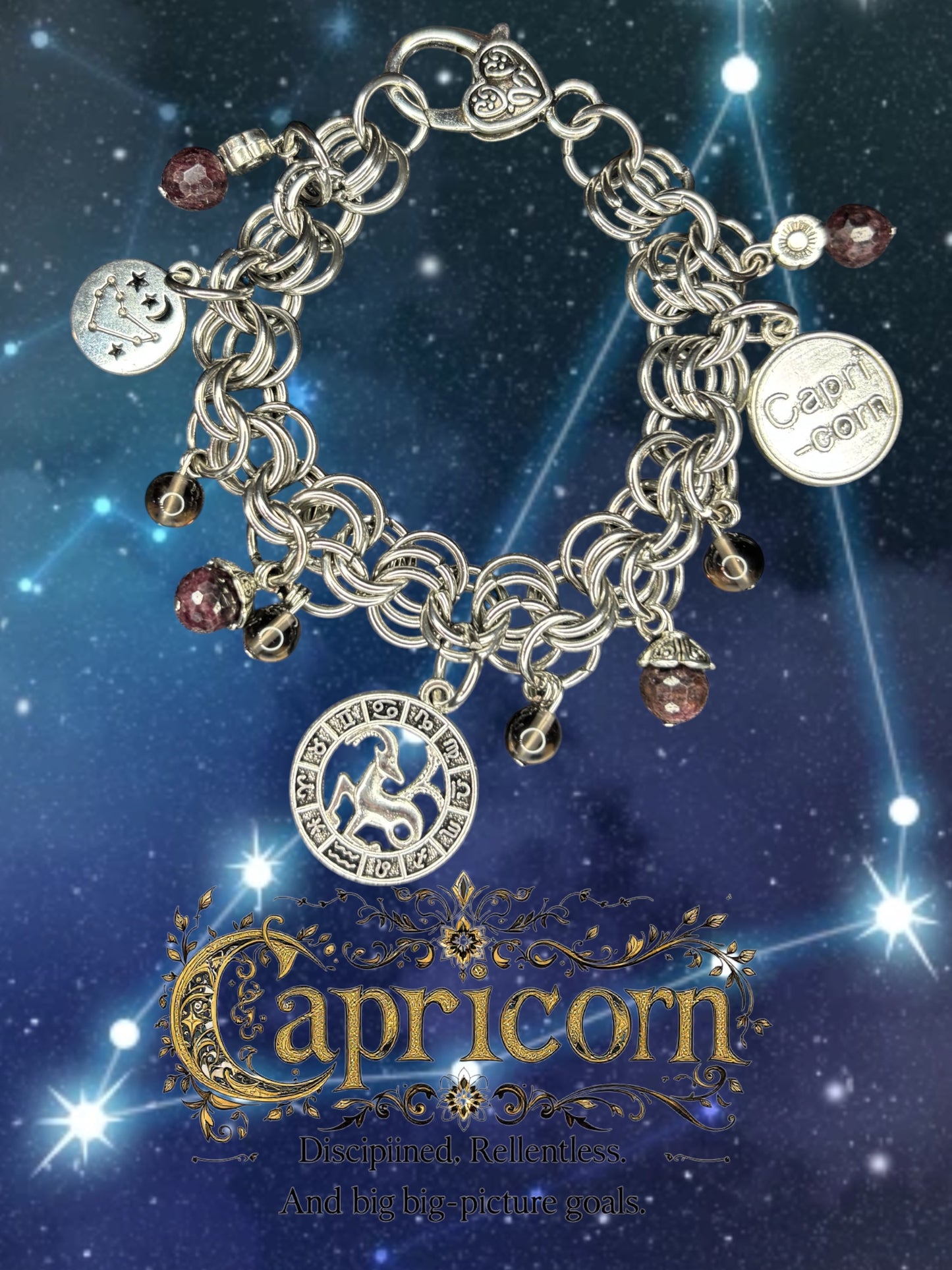 Capricorn Charm Bracelet