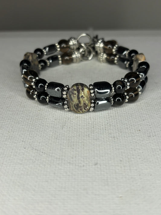 Doublah Jasper Bracelet