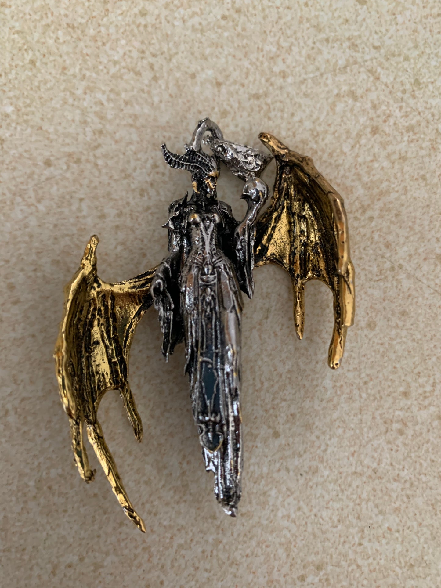 Maleficent Witch Gold and Silver