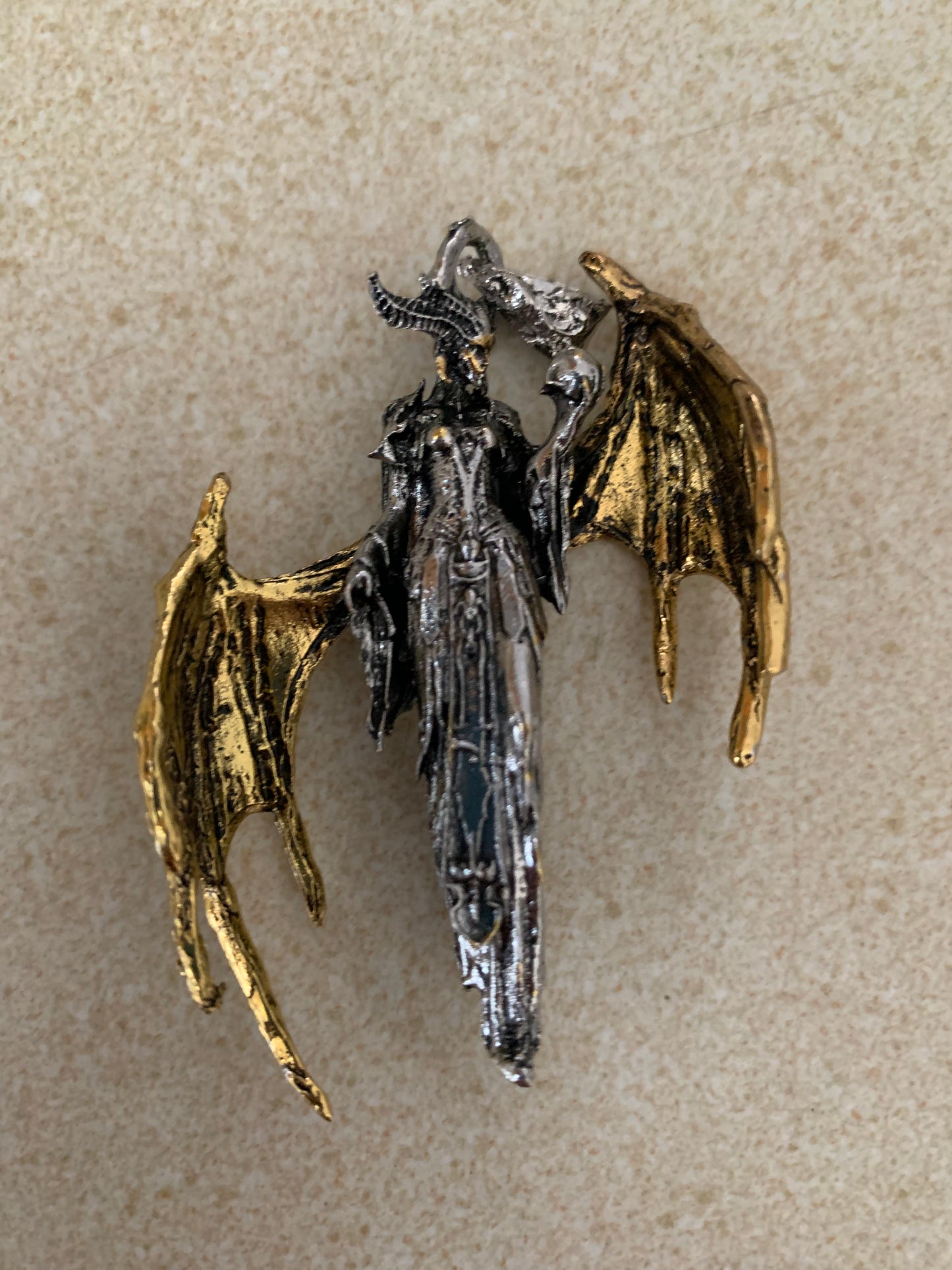 Maleficent Witch Gold and Silver