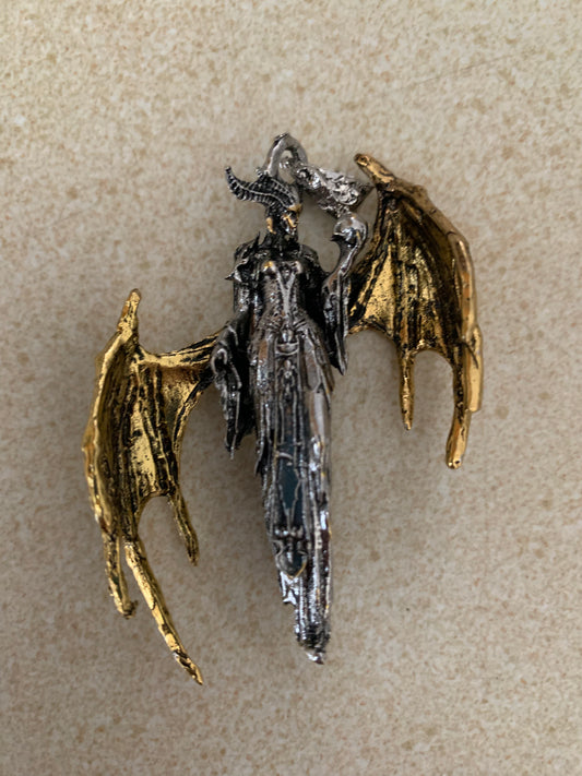 Maleficent Witch Gold and Silver