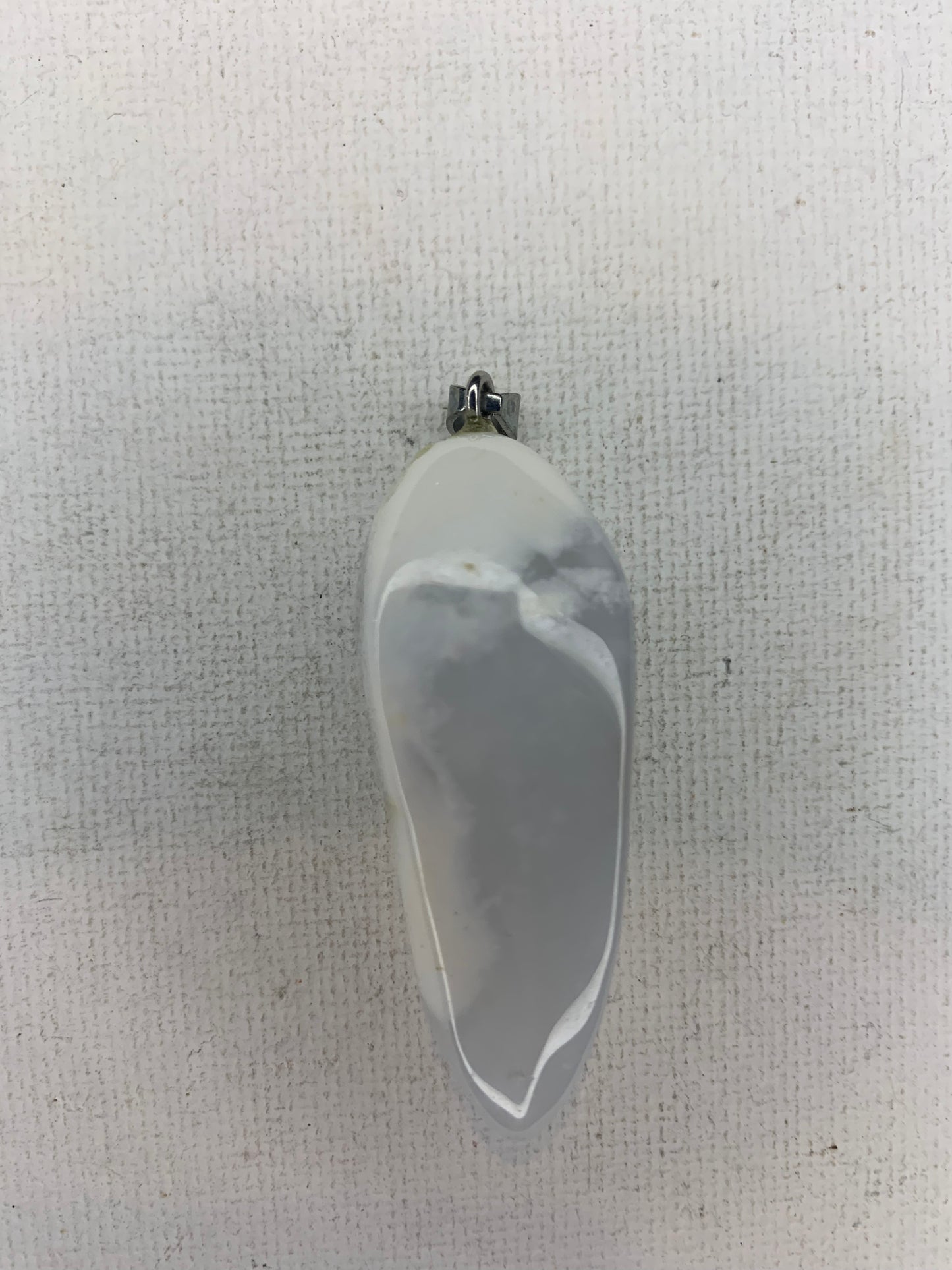 White Moss Agate Pendant