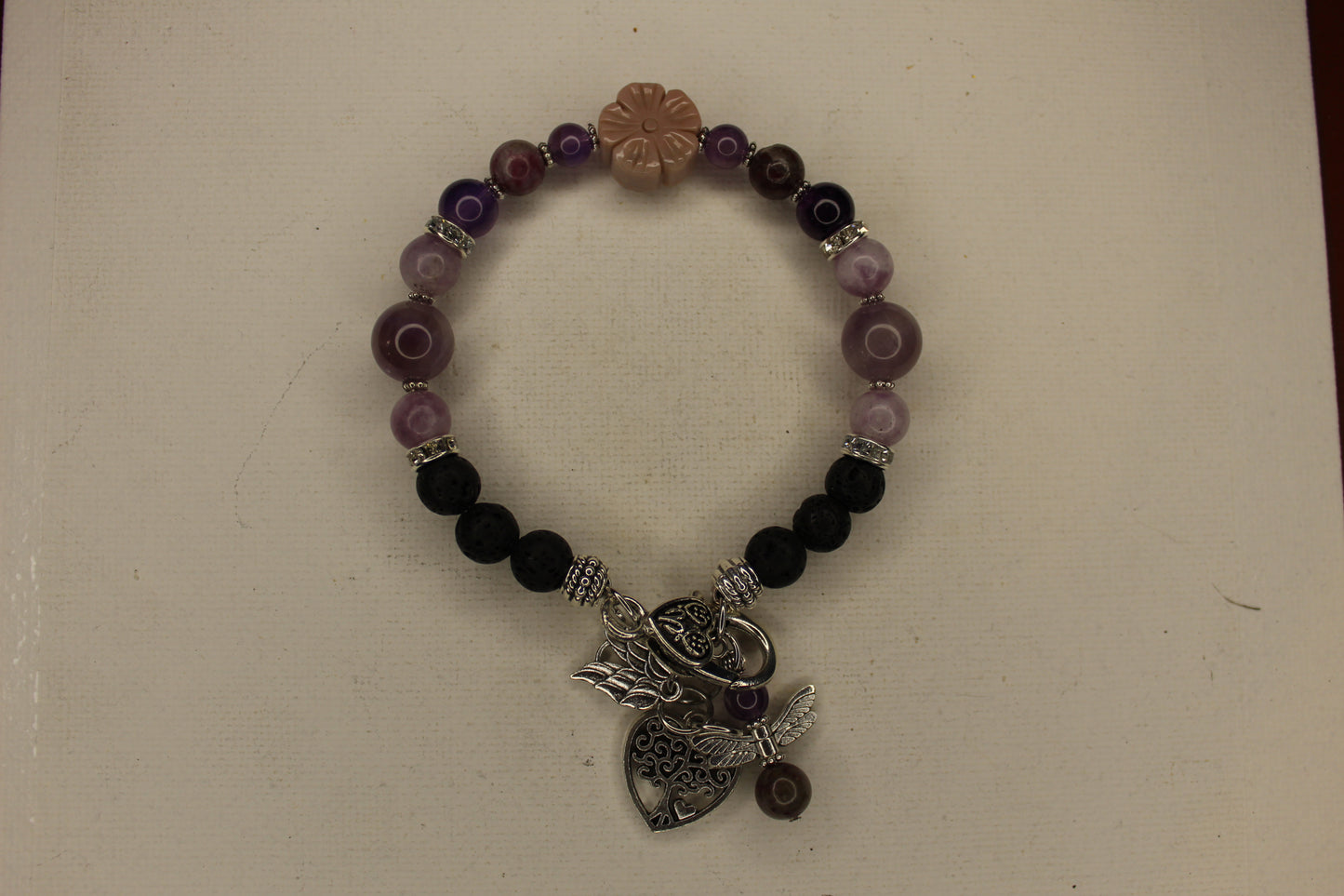 Single Wire Wrap Crystal Bracelet Shop#10